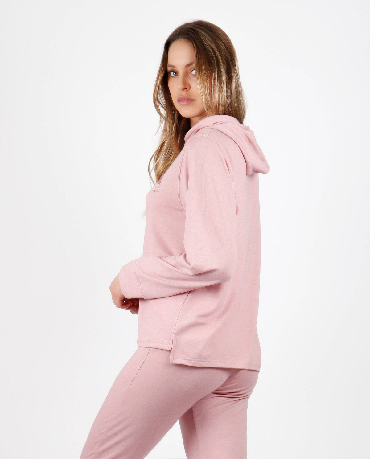 ADMAS HOME långärmad hoodie-pyjamas för kvinnor