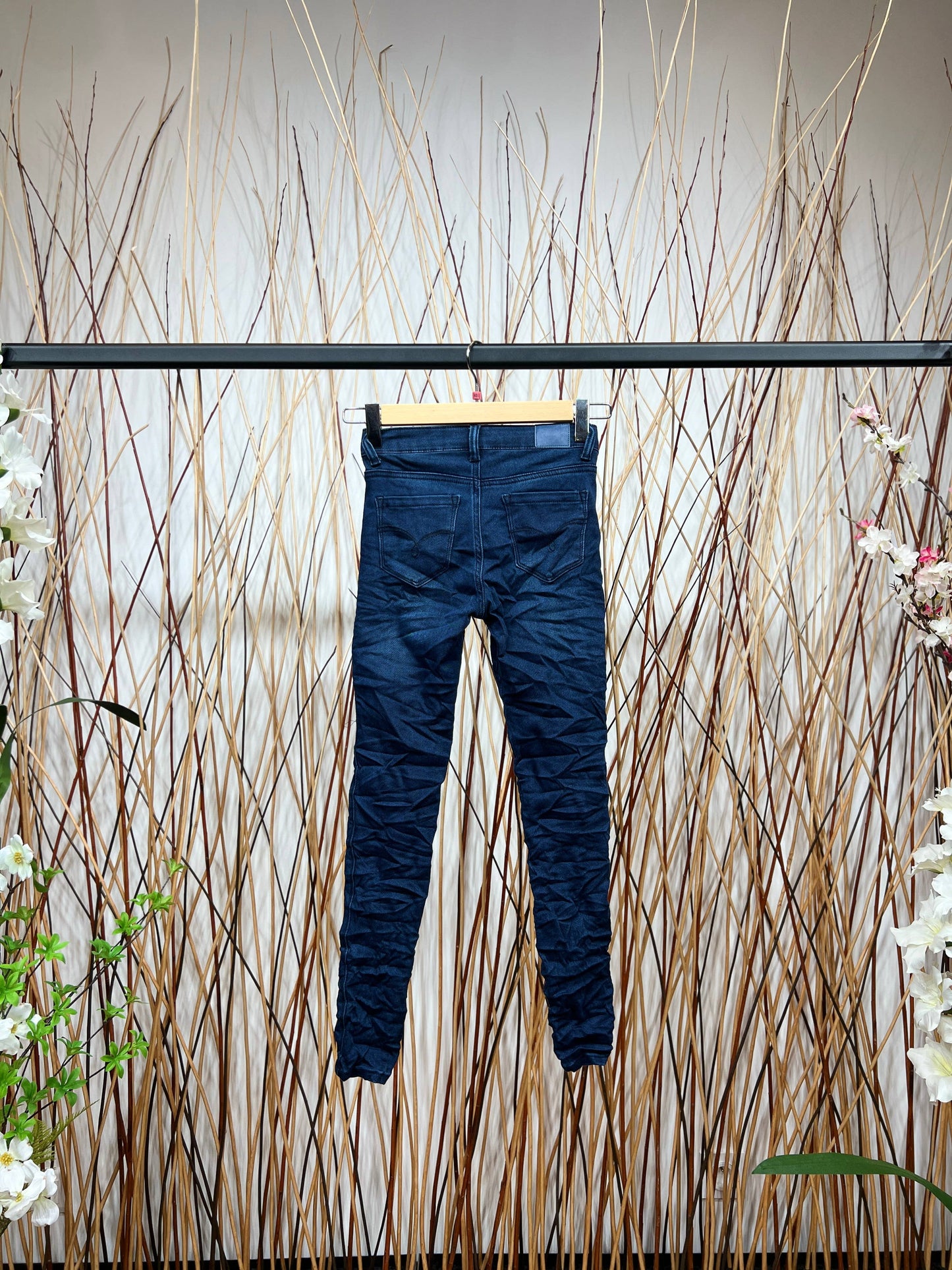 Skräddarsydd smal bomullsjeanbyxa XS-S-M-L-XL