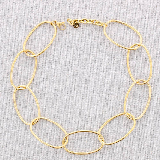 Eslabones stål halsband