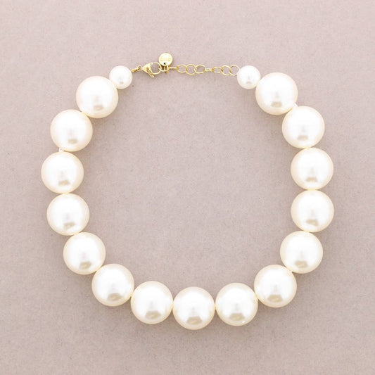 25 mm pärlfinish kulhalsband