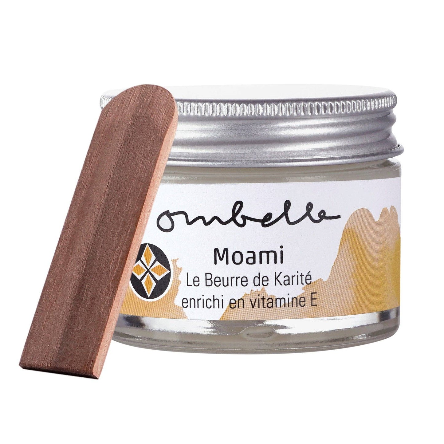Ombelle Moami ekologiskt sheasmör, berikat med vitamin E