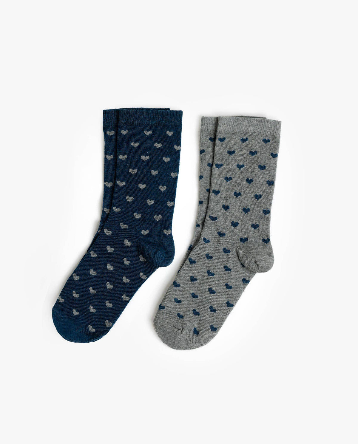 ADMAS Medium Sock Blue Hearts för Kvinnor, (Låda med 6...
