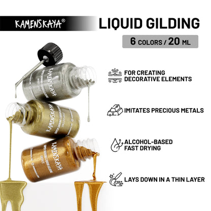 Flytande förgyllning 'Rich gold' (100 ml)
