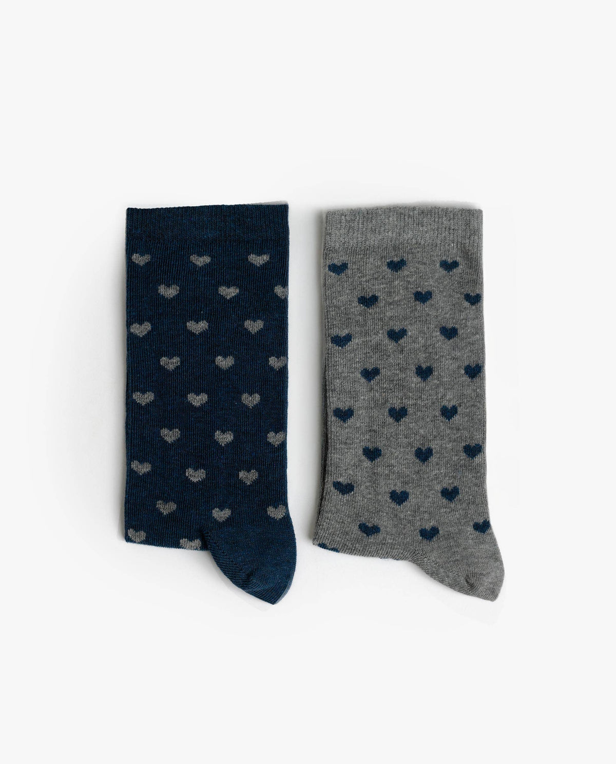 ADMAS Medium Sock Blue Hearts för Kvinnor, (Låda med 6...