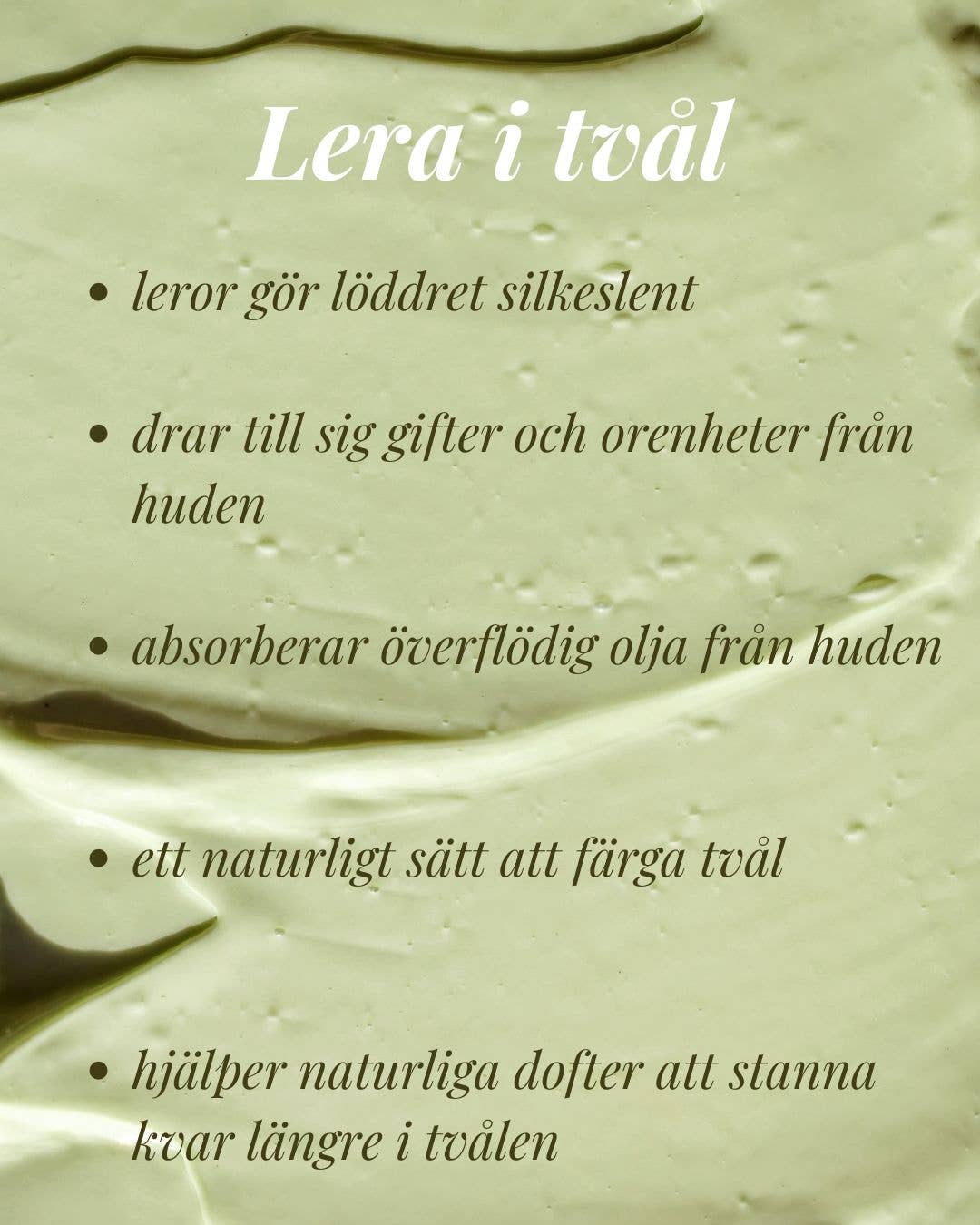 Organic Handmade Soap - Green Clay with Lemongrass