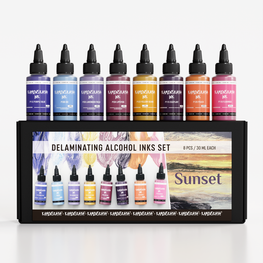 Delaminerande alkoholbläckset 'Sunset'