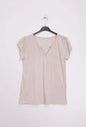 T-shirt med tunisisk krage