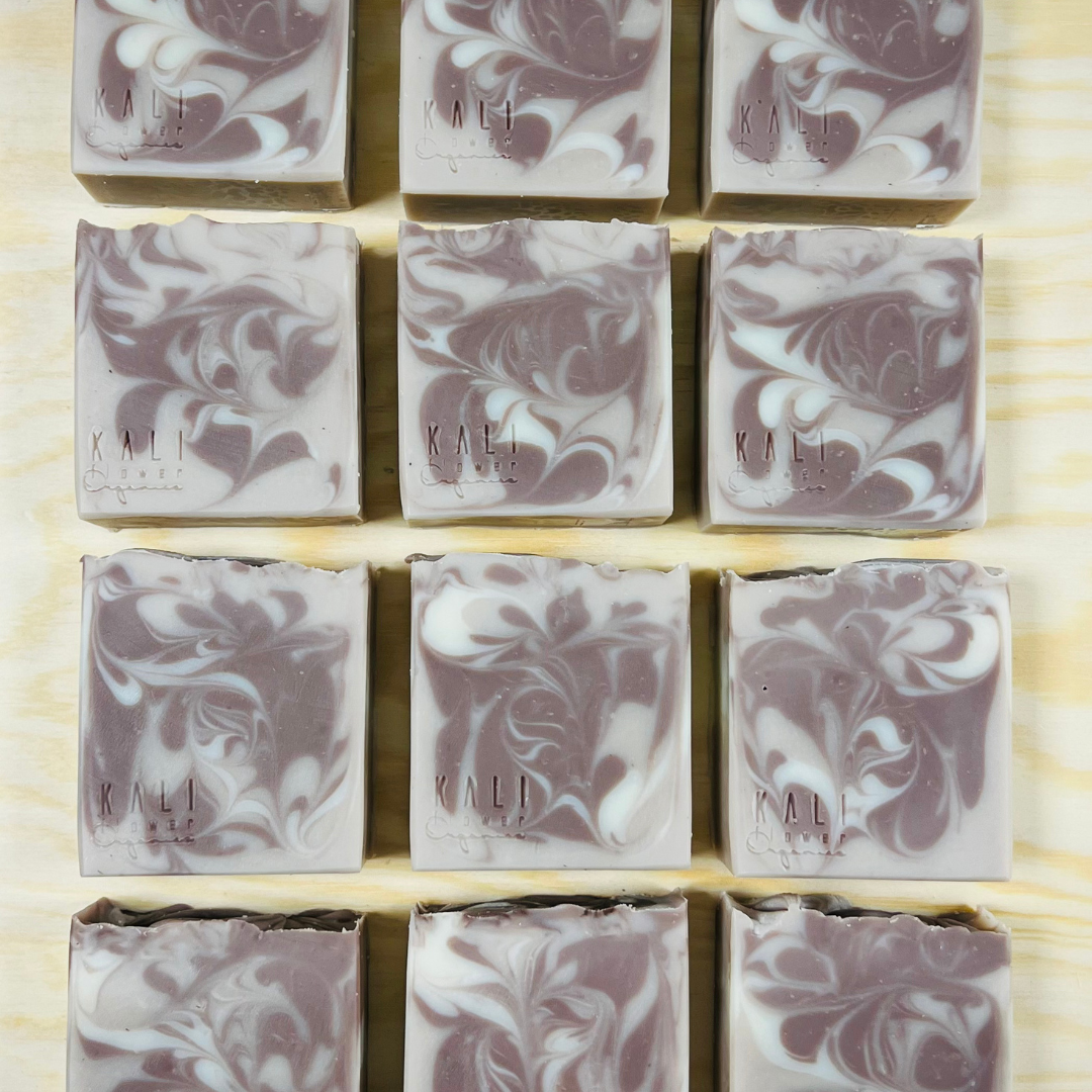 Organic Handmade Soap - Purple Clay with Frankincense