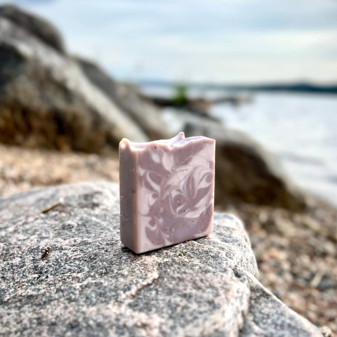 Organic Handmade Soap - Purple Clay with Frankincense