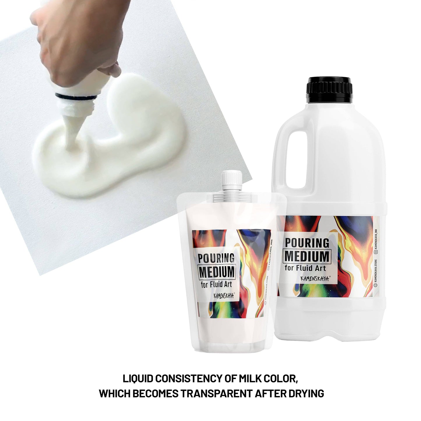 Pouringmedium för fluid art