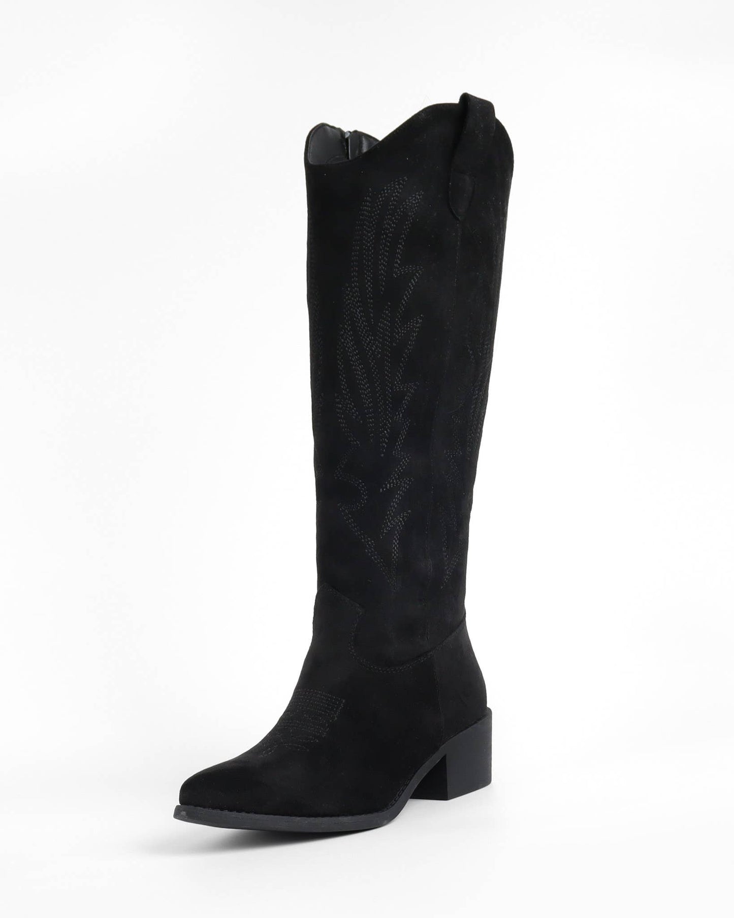 Svarta cowboystövlar