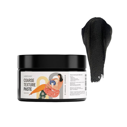 Grov texturpasta (Svart matt)