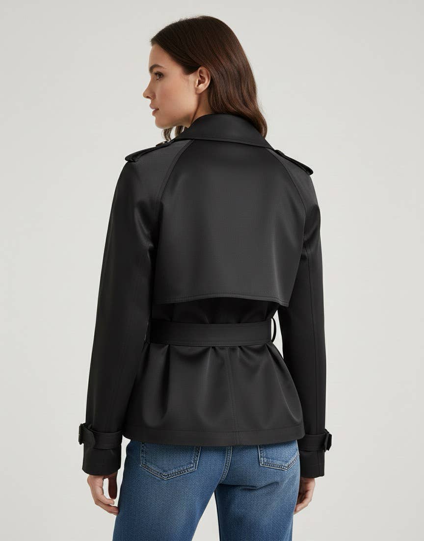 Kort trenchcoat