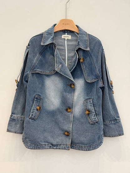 Knäppt jeansjacka URBAN CHIC