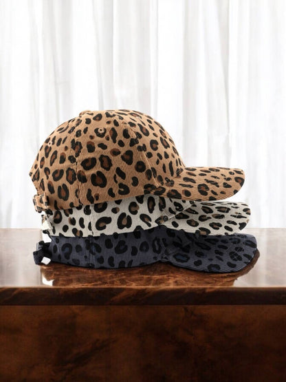 Leopardmönstrad keps MJ05