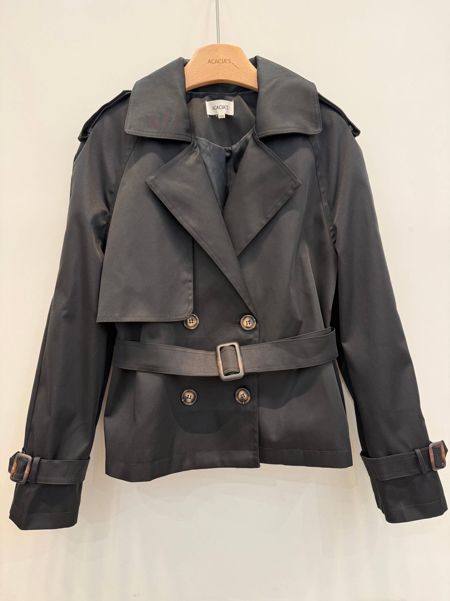 Kort trenchcoat