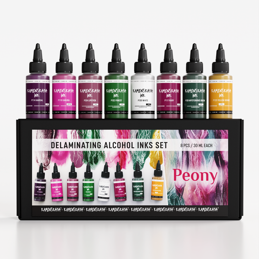 Delaminerande alkoholbläckset 'Peony'