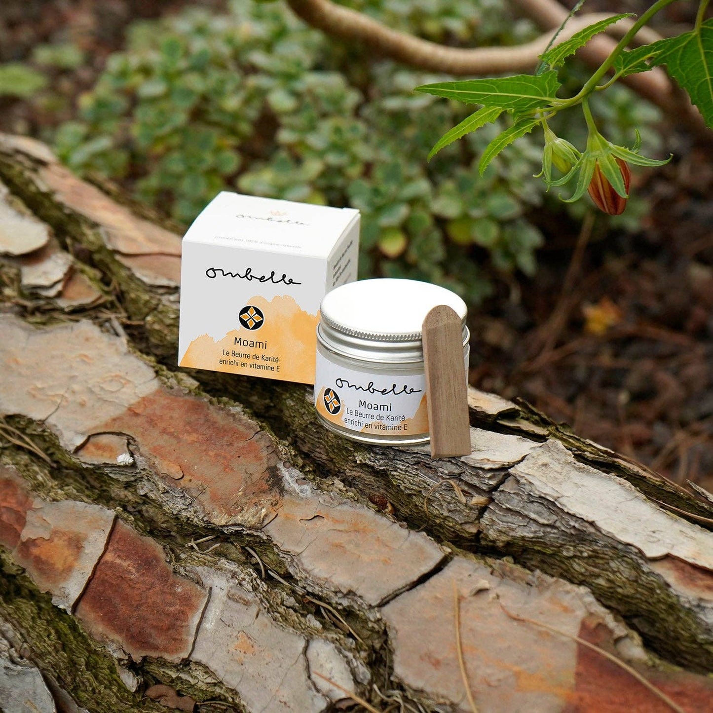 Ombelle Moami ekologiskt sheasmör, berikat med vitamin E