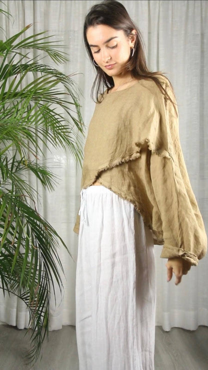 BLUS KORSAD LINNE 100%