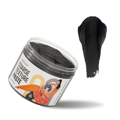 Grov texturpasta (Svart matt)