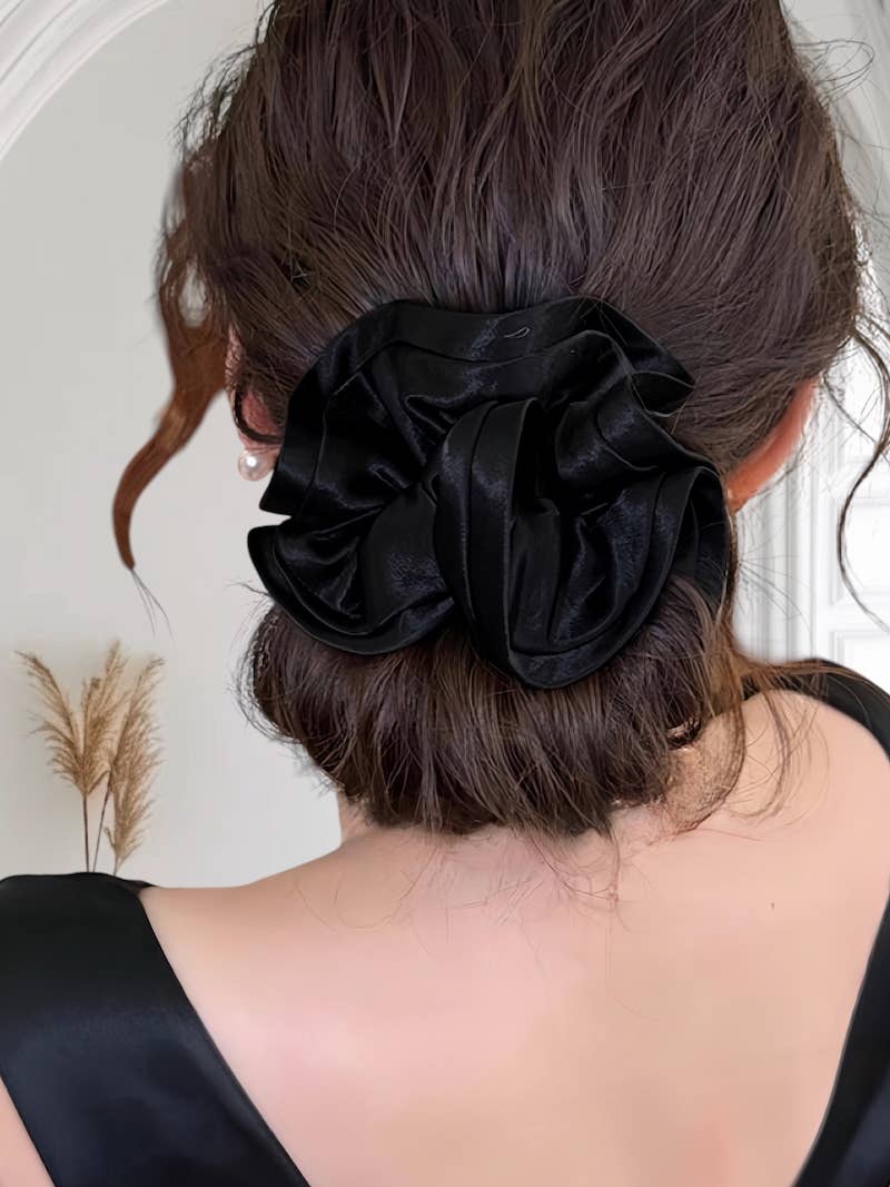 Satin hårsnodd 15 cm