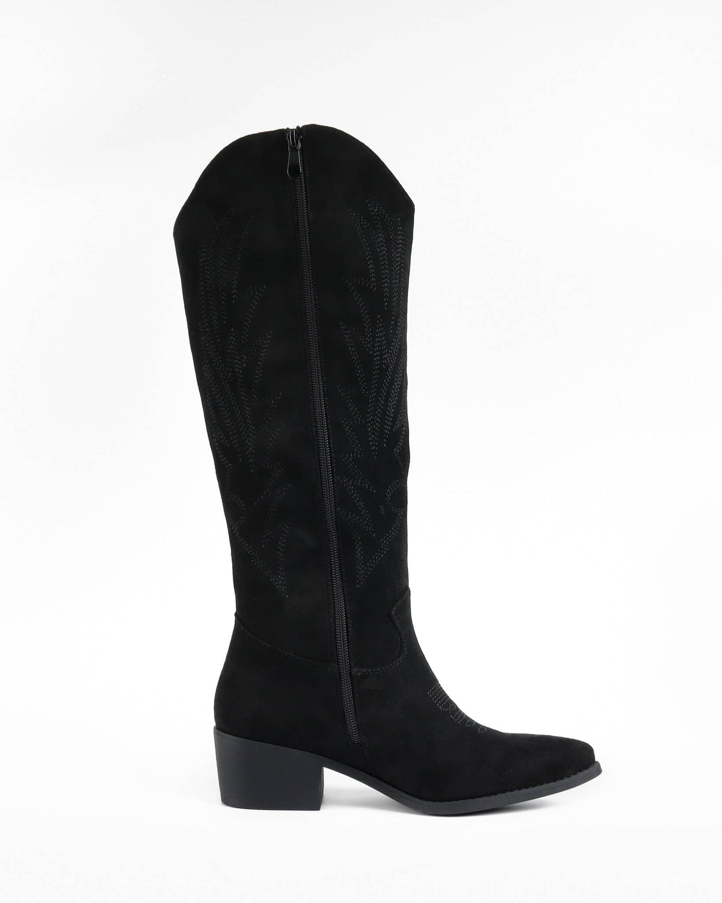 Svarta cowboystövlar