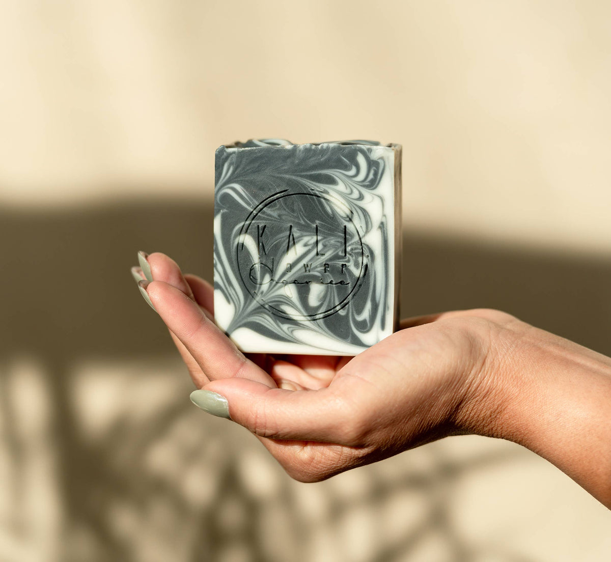 Organic artisan Soap -  Coal&Clay - Tea tree, Lavender, Mint