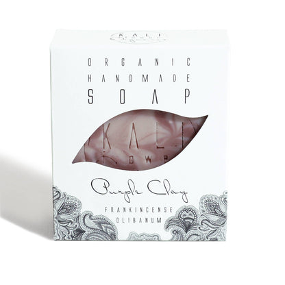 Organic Handmade Soap - Purple Clay with Frankincense