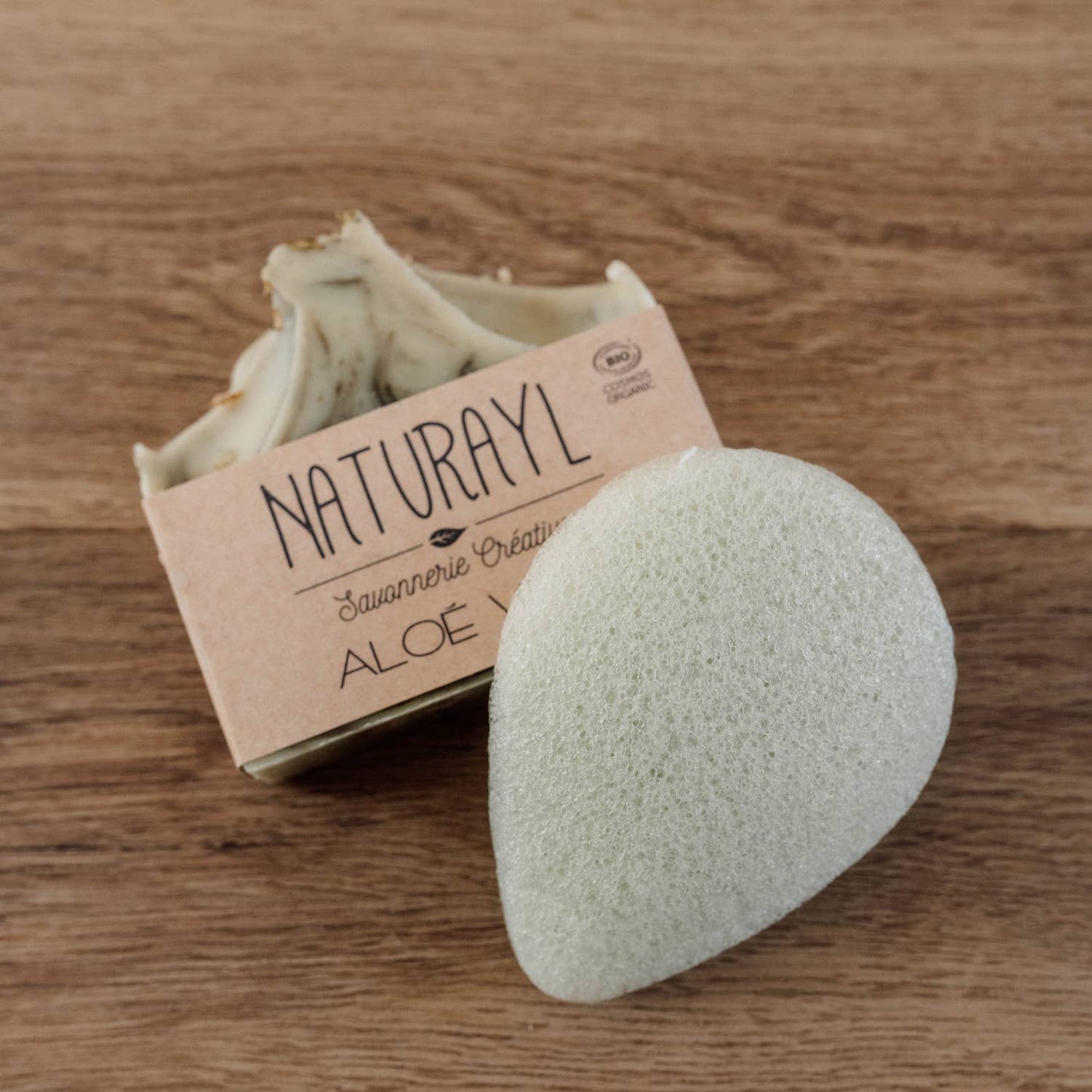 Konjak Aloe svamp för känslig hud