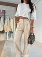 Breda byxor - beige