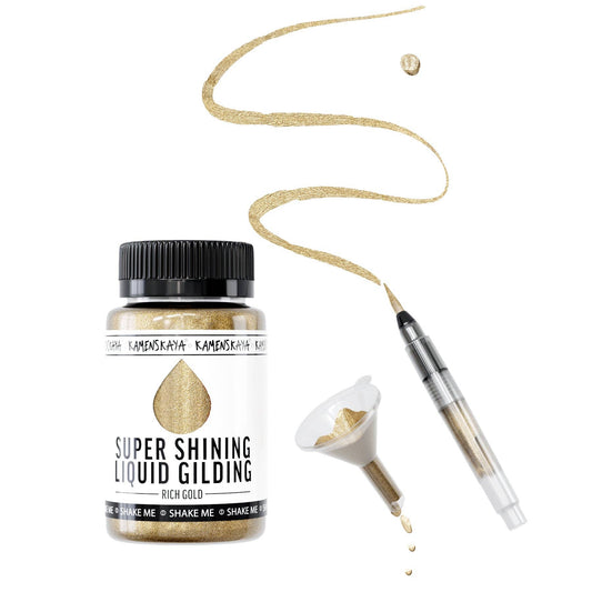 Flytande förgyllning 'Rich gold' (100 ml)