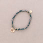 4mm fasetterat kristall elastiskt armband