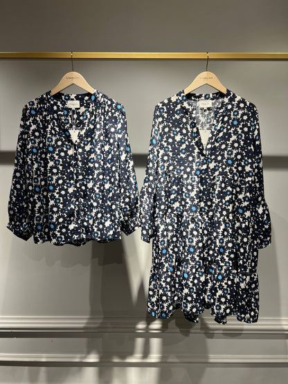 Saint Tropez- blus med tryck