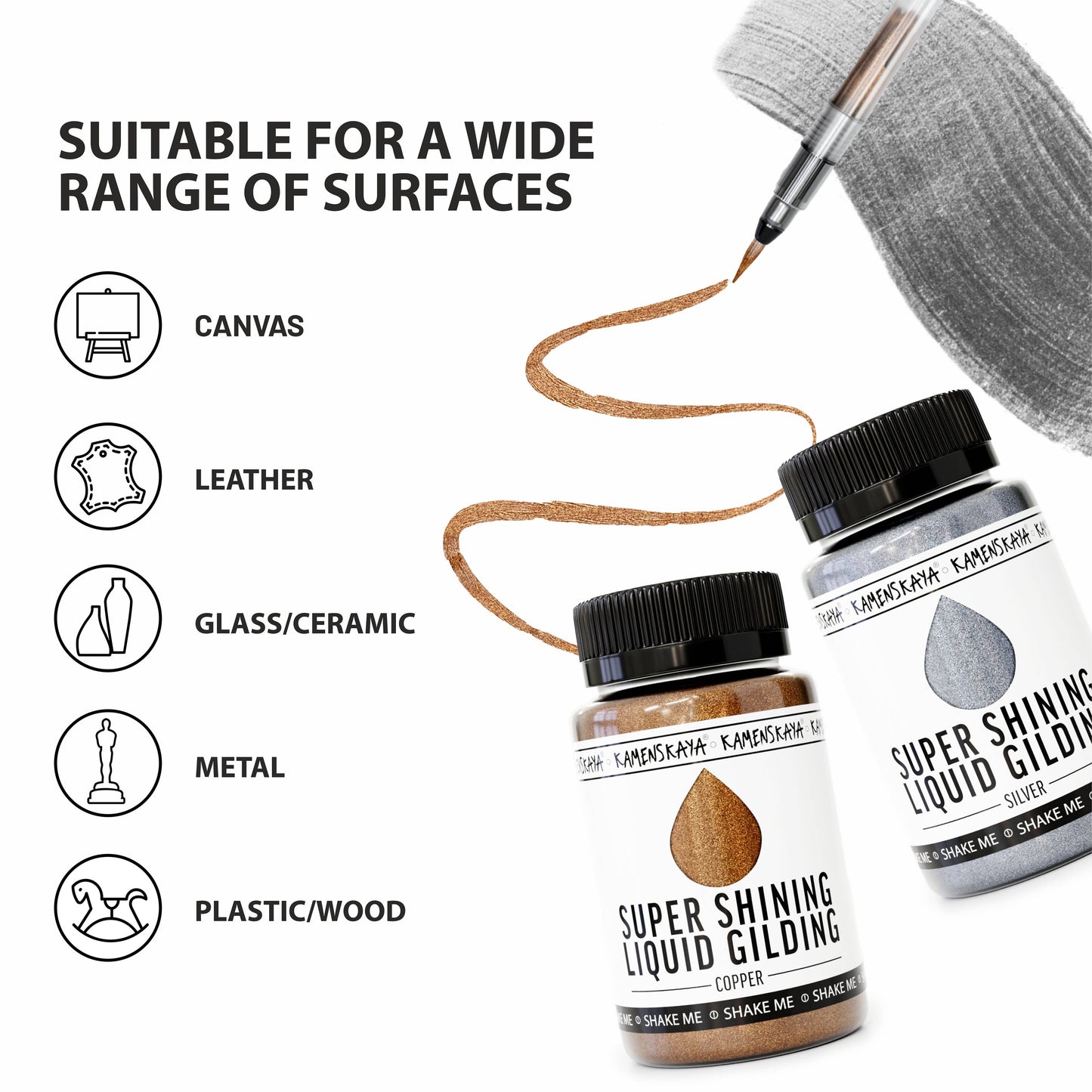 Flytande förgyllning 'Rich gold' (100 ml)