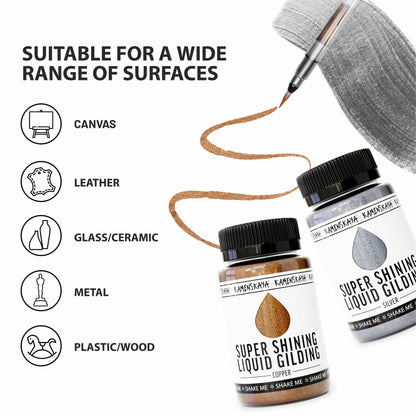 Flytande förgyllning 'Rich gold' (100 ml)